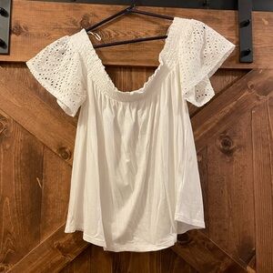 Off the shoulder blouse